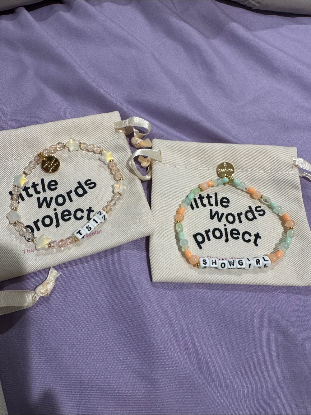 Taylor Swift Exclusive Little Words Project Pastel Beaded Bracelets